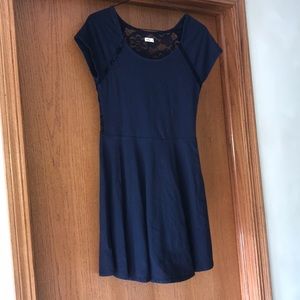 dark blue hollister dress